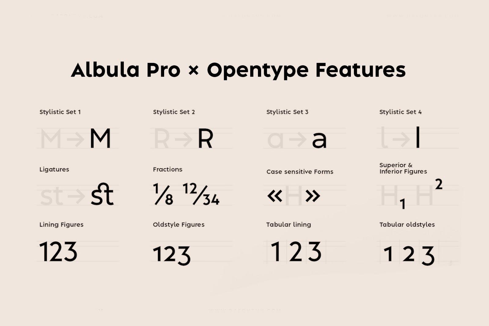 Font Albula Pro Việt Hóa