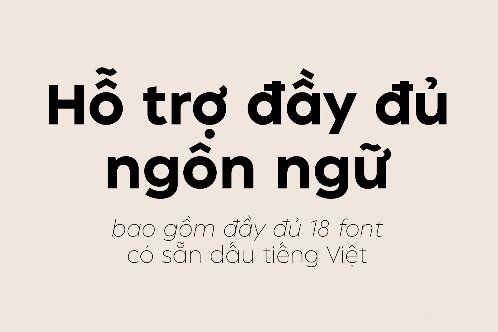 Font Albula Pro Việt Hóa