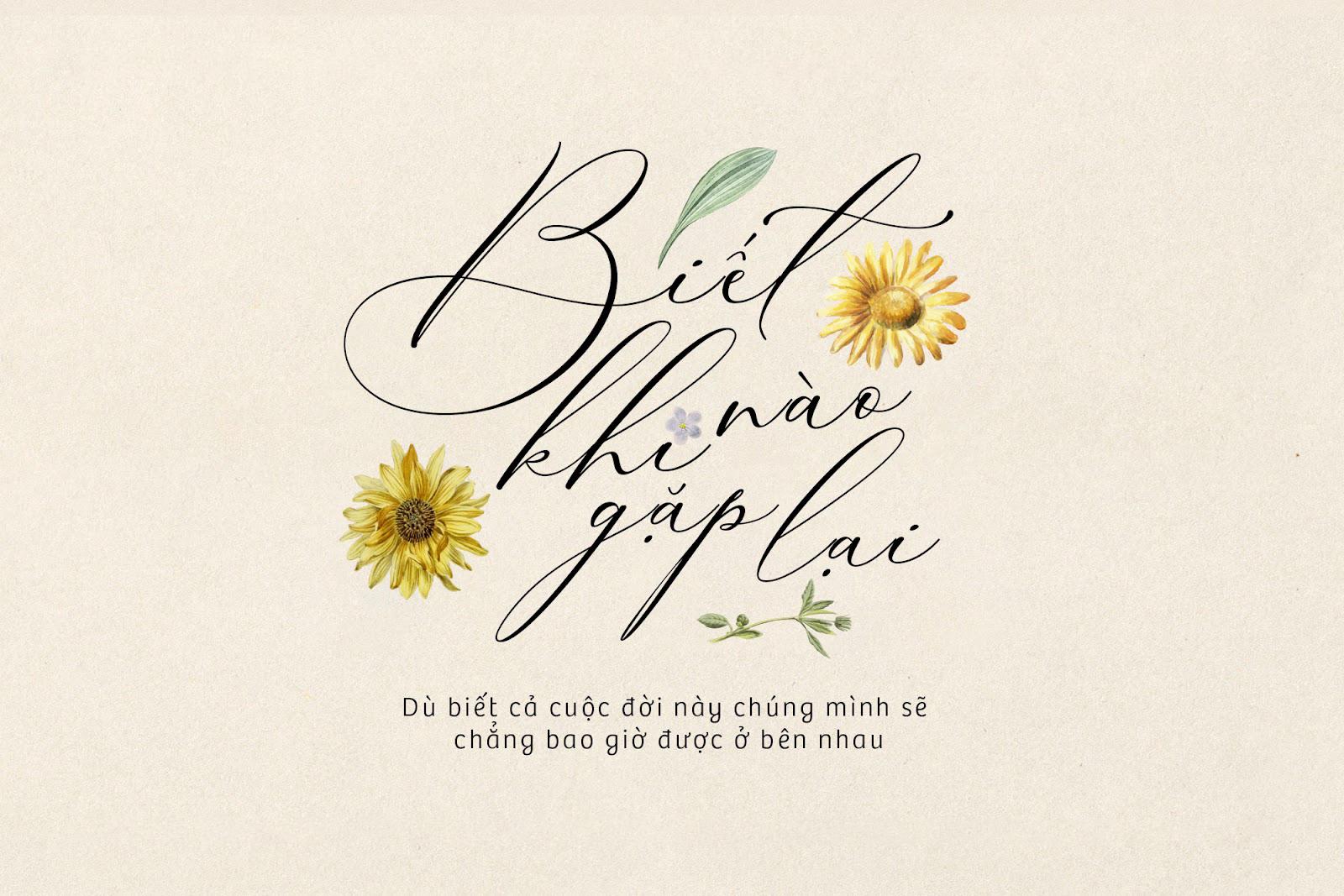 Font Boheme Floral Việt hóa