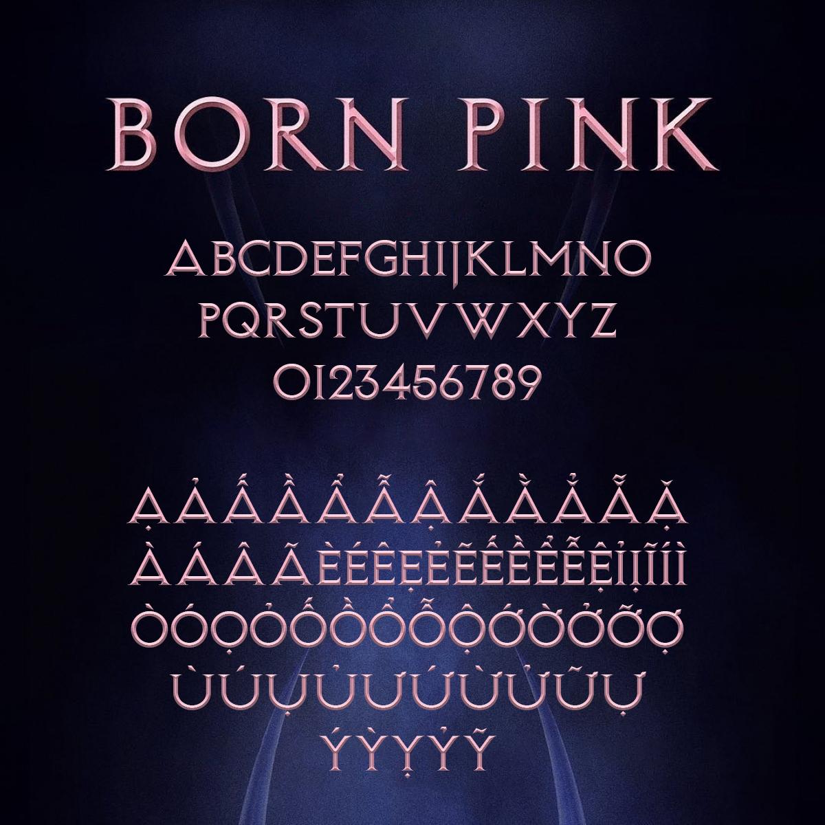 Font Born Pink Việt hóa