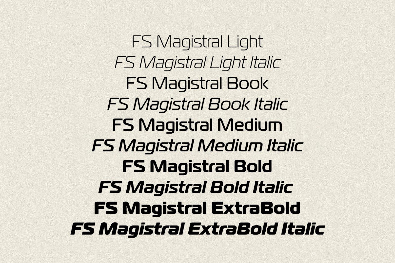 10 font FS Magistral Việt hóa