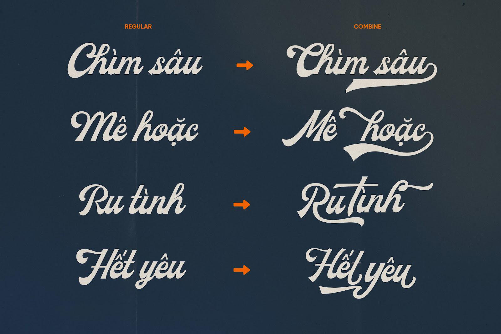 Font Milestone Script Việt hóa