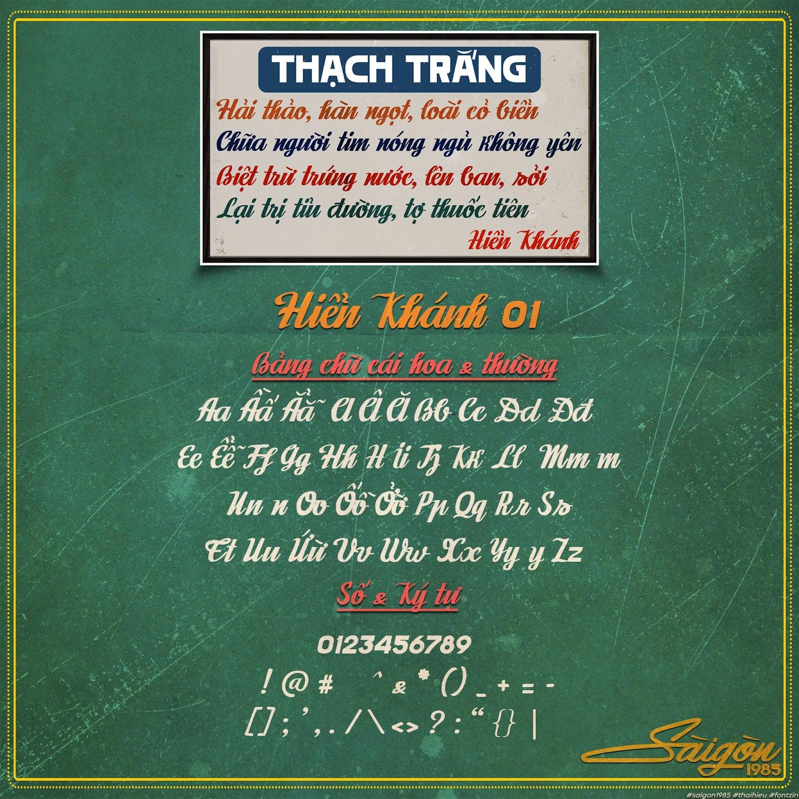 Font Sài Gòn Xưa Việt hóa
