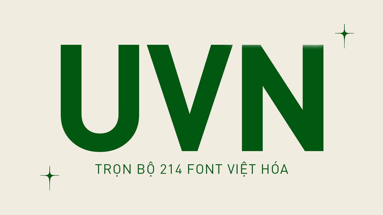 Font UVN Việt hóa