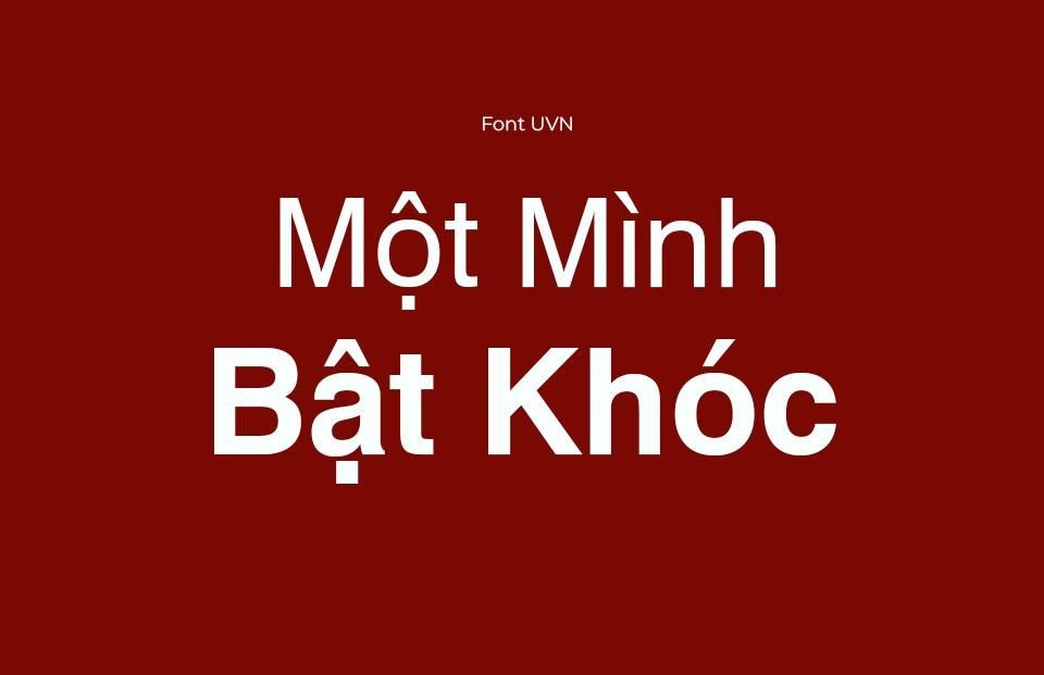 Font UVN Việt hóa Full