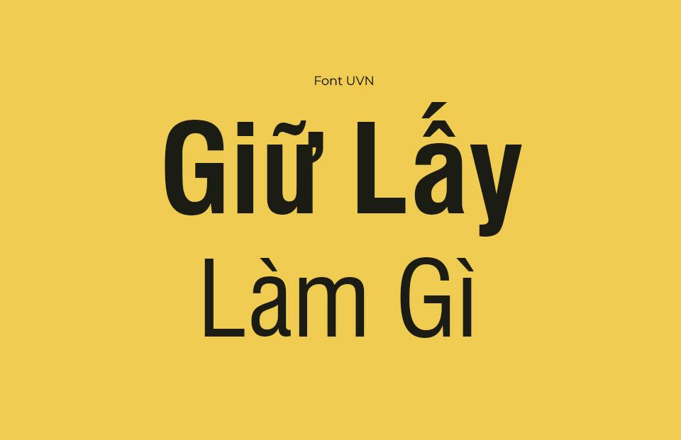 Font UVN Việt hóa Full