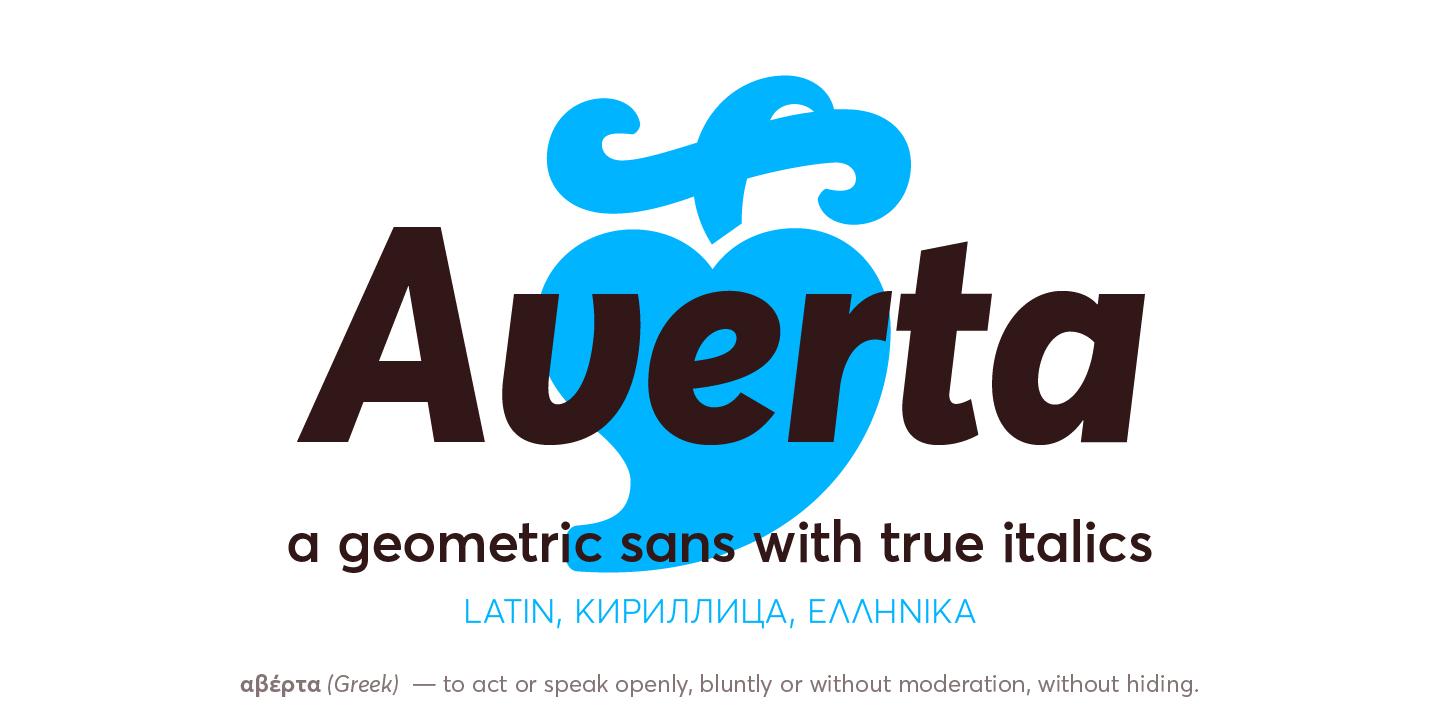 Averta Font Family