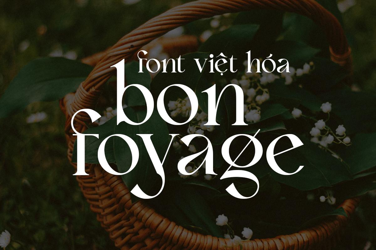 font Bon Foyage Việt Hóa