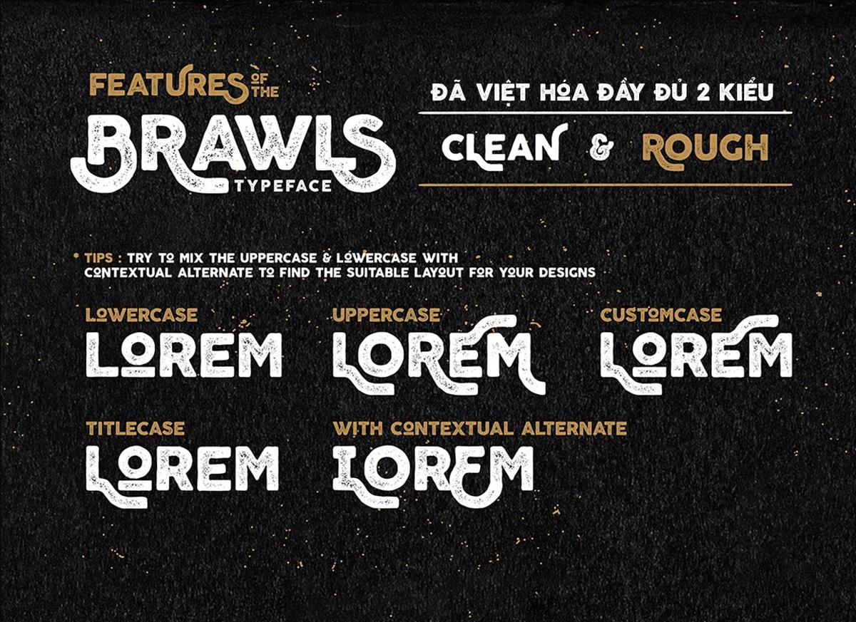 Font Brawls Typeface Việt Hóa