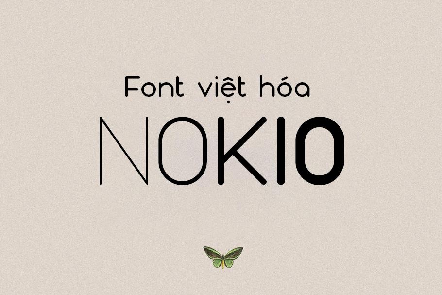 Font Nokio Việt Hóa