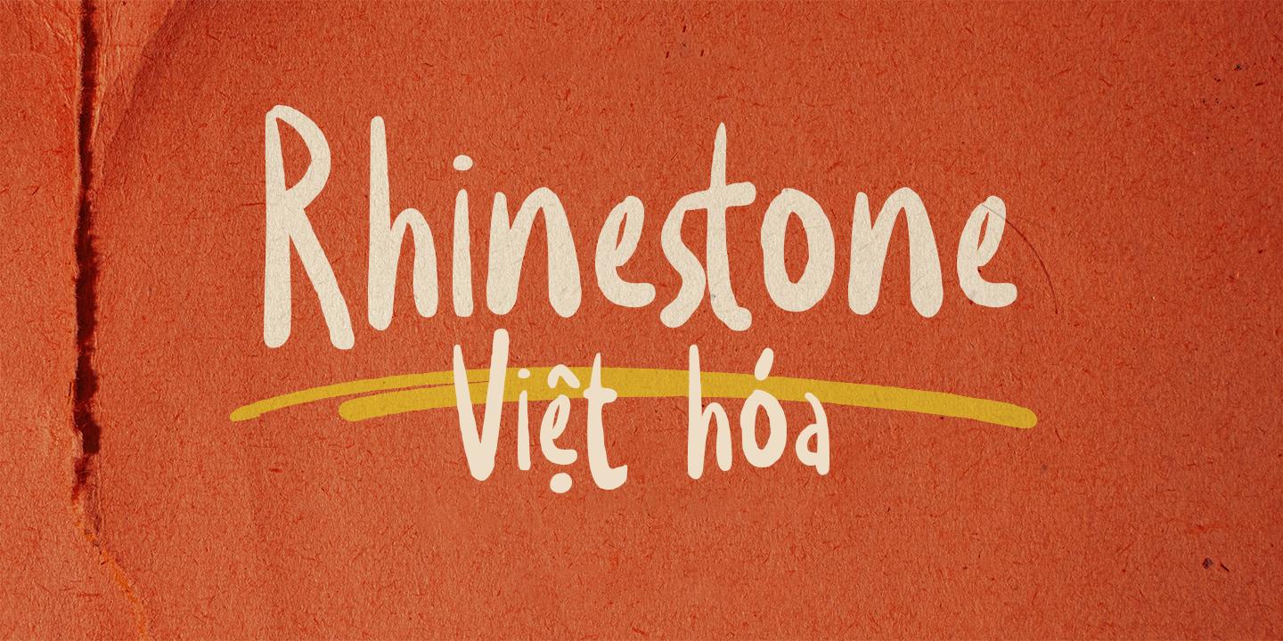 Font Rhinestone Việt Hóa