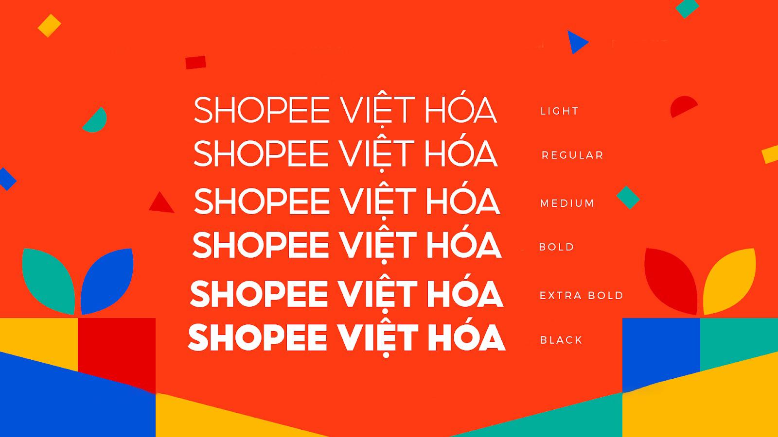 Font Shopee Display Việt hóa