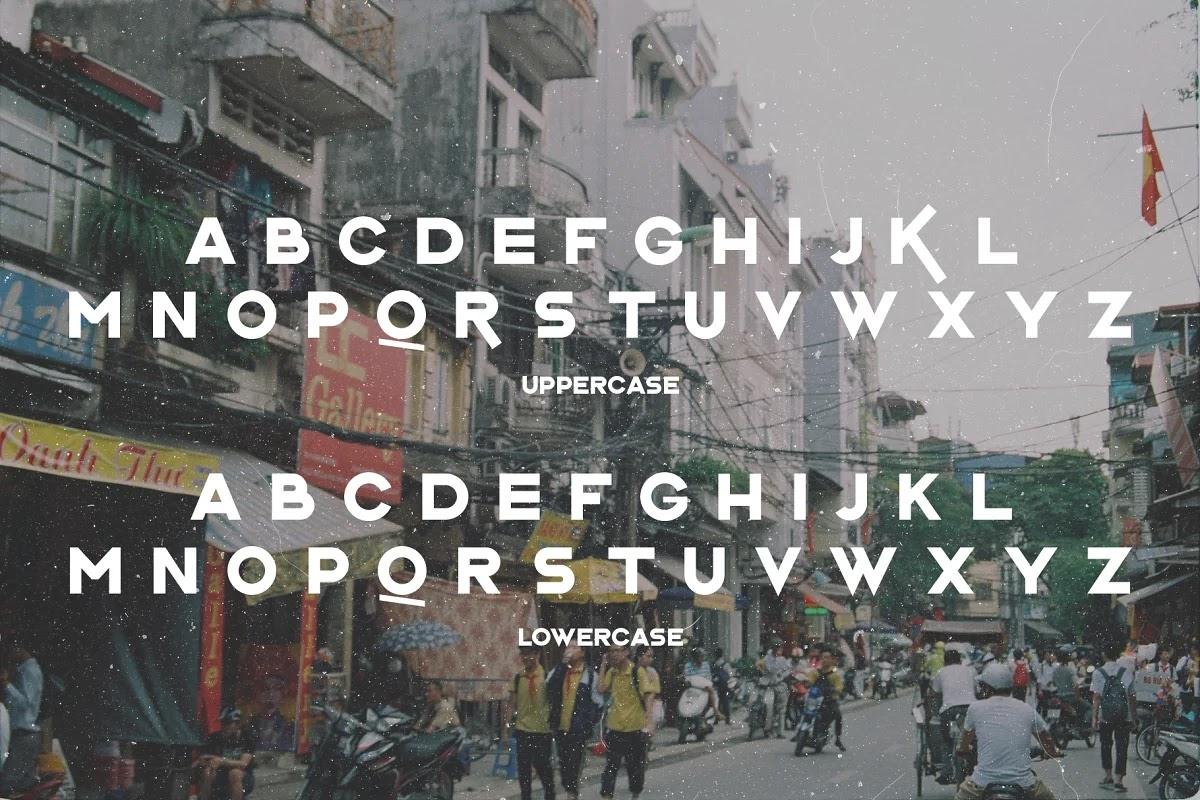 Font L'Hanoienne Typeface