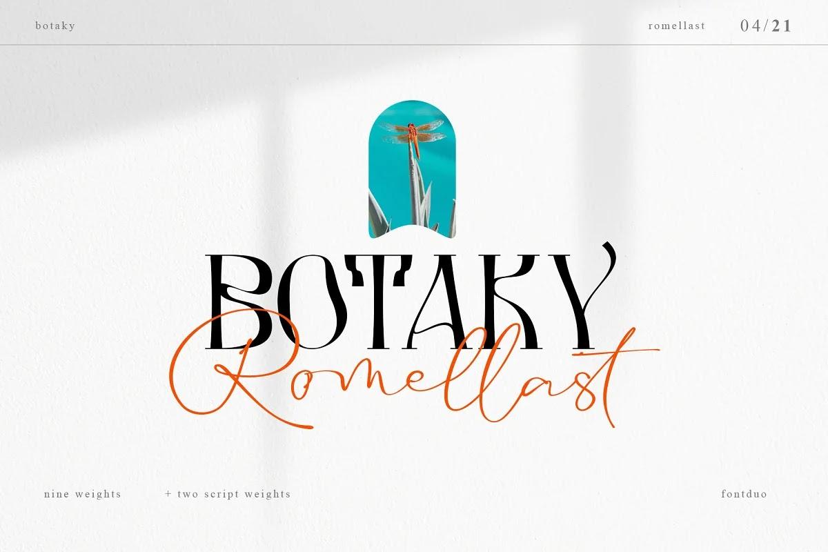 BOTAKY Romellast - Font Việt Hóa