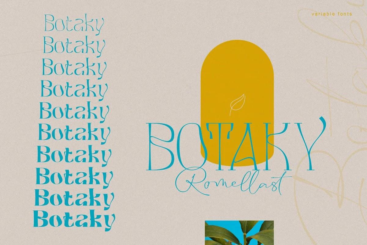 BOTAKY Romellast - Font Việt Hóa