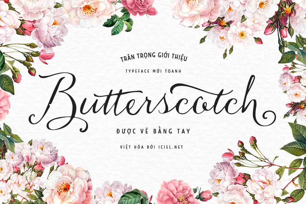 Font Butterscotch Việt Hóa