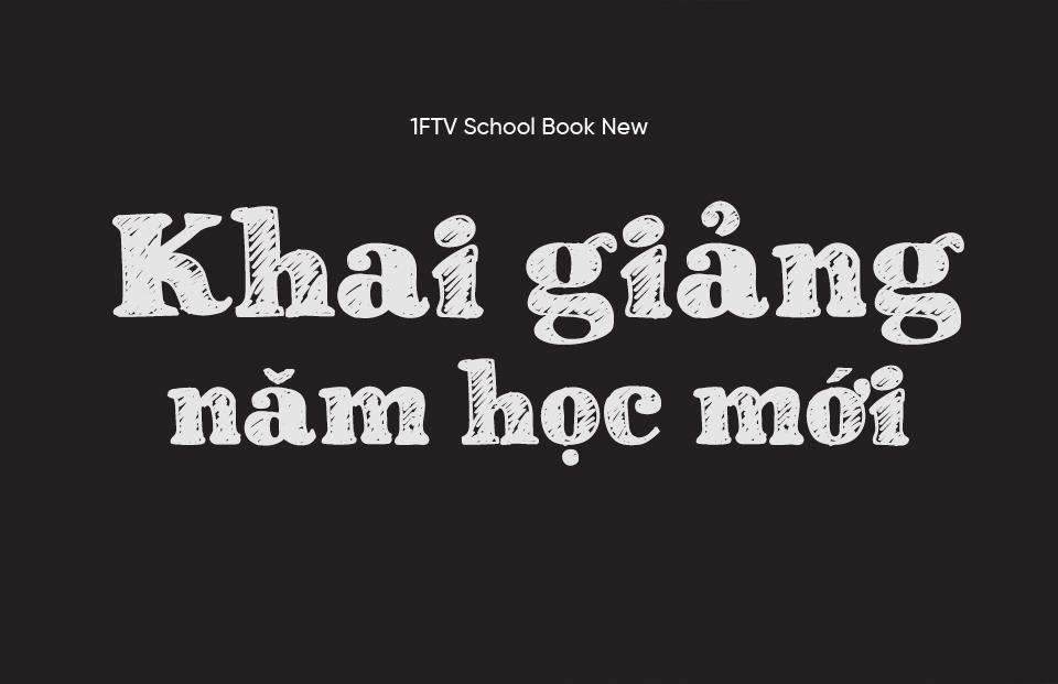 Font Việt hóa 1FTV School Book New