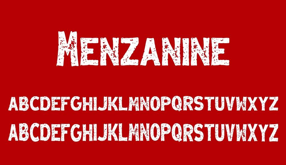 Font Việt hóa Menzanine