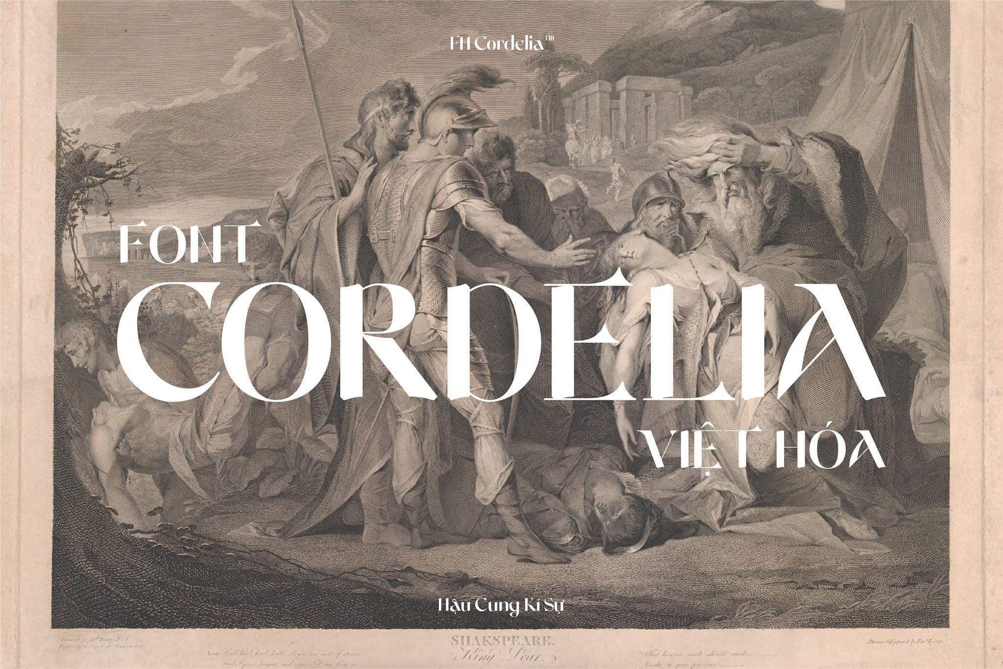 font FH Cordelia Display Việt Hóa