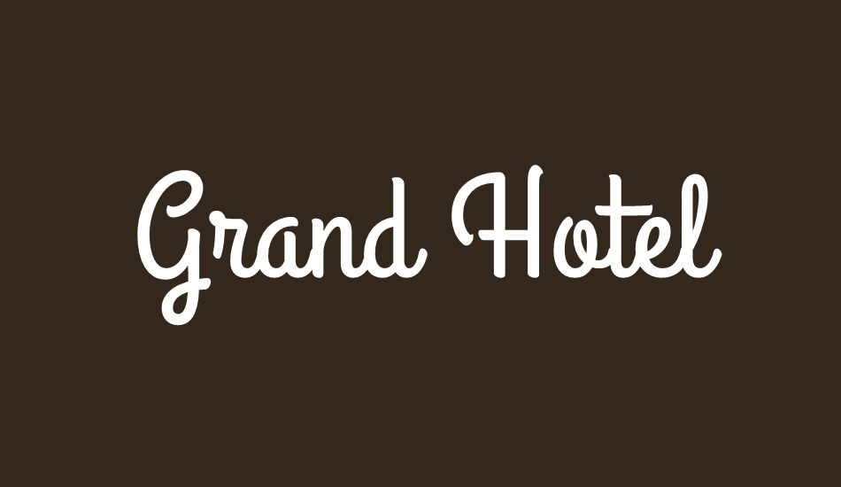 Font Grand Hotel Việt Hóa