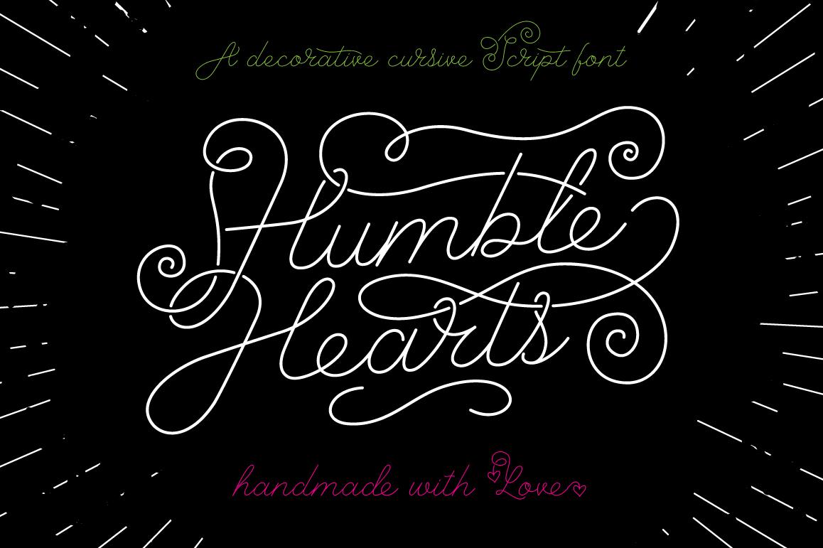Font Humble Hearts việt hóa