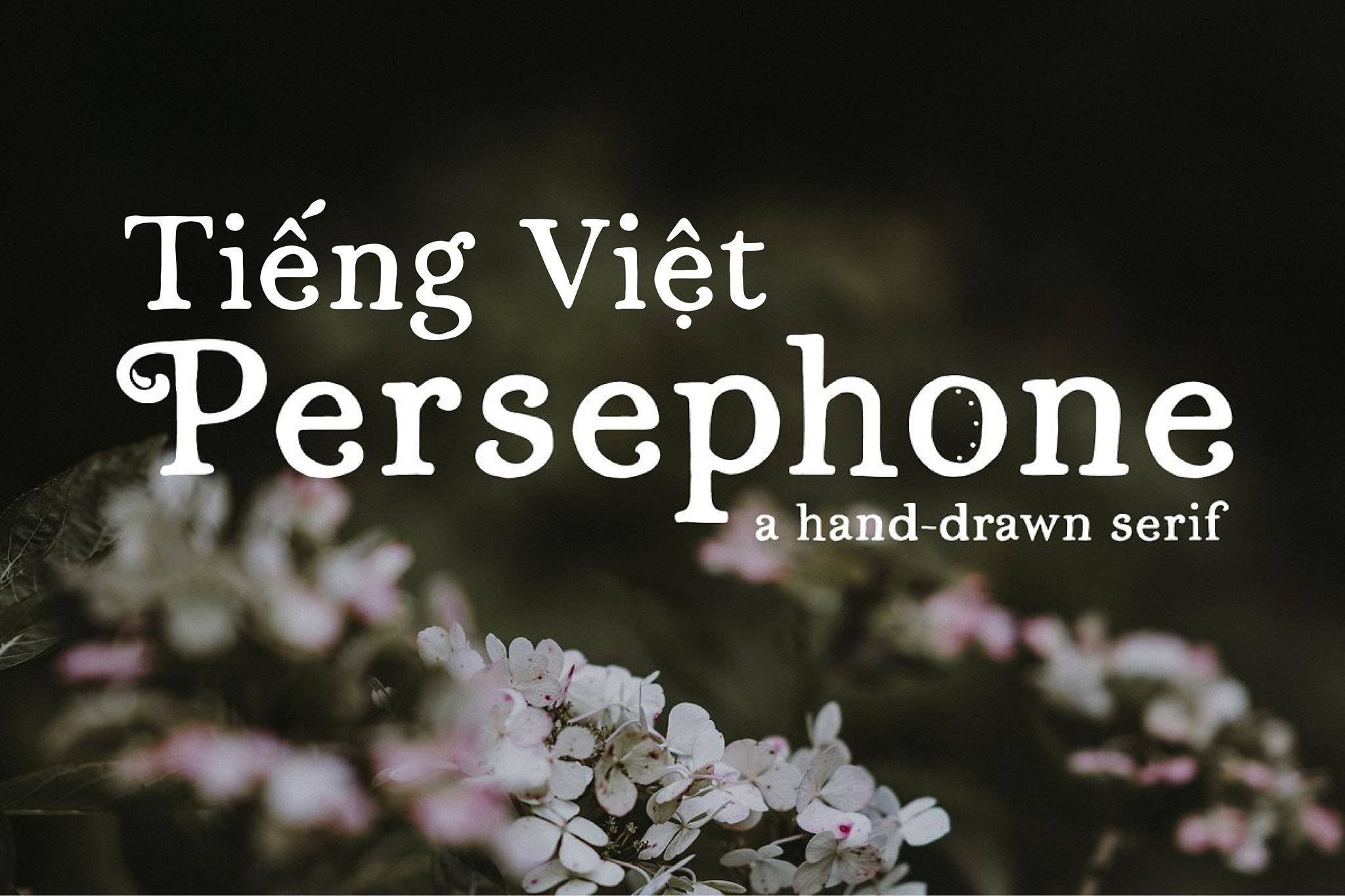 Font Việt Hóa Persephone A Hand