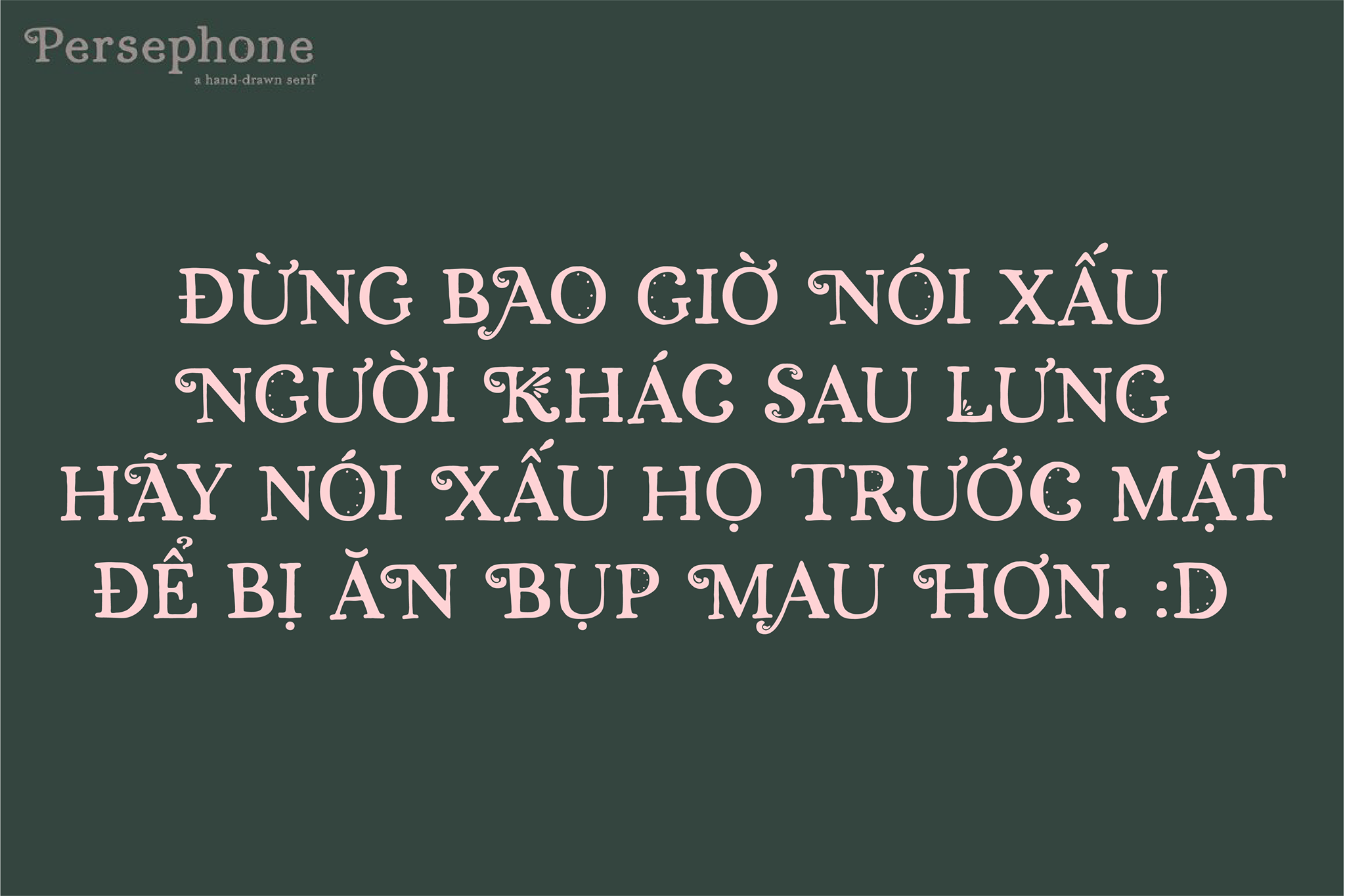 Font Việt Hóa Persephone A Hand