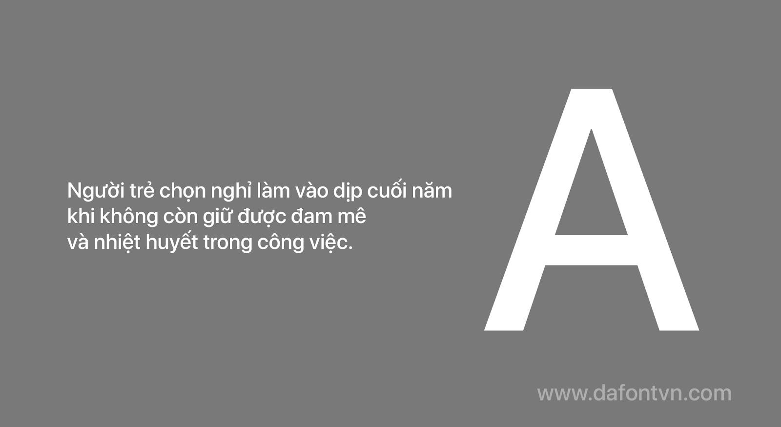 font SF Pro Display Việt Hóa