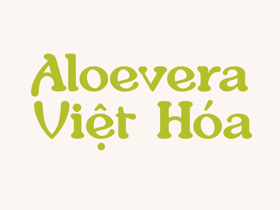 Font việt hóa 1FTV Aloevera