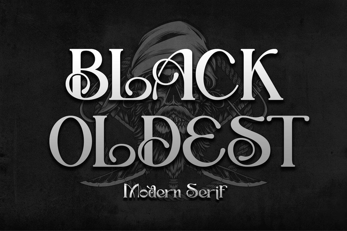 Font Việt hóa Black Oldest