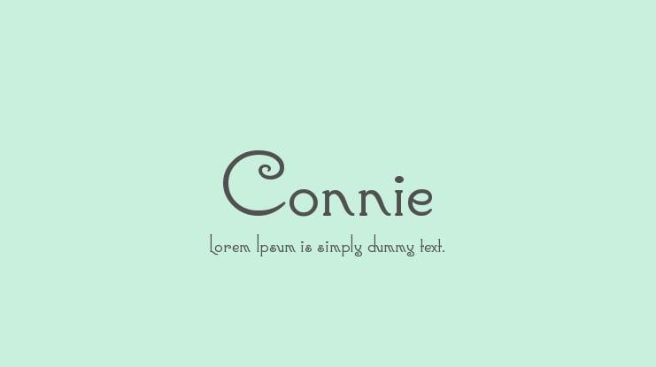 Font việt hóa Connie