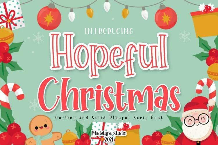 Font Việt hóa Hopeful Christmas Solid 