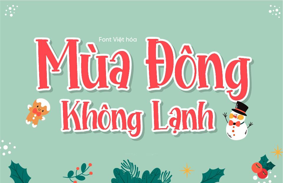 Font Việt hóa 1FTV Hopeful Christmas Solid