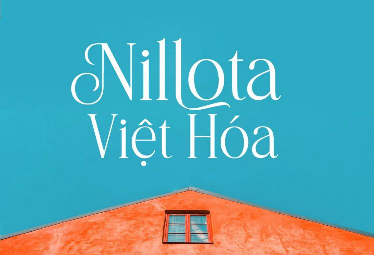 Font việt hoá 1FTV Nillota