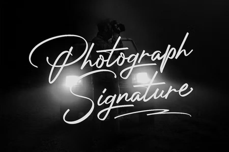 Font Việt hóa Photograph Signature