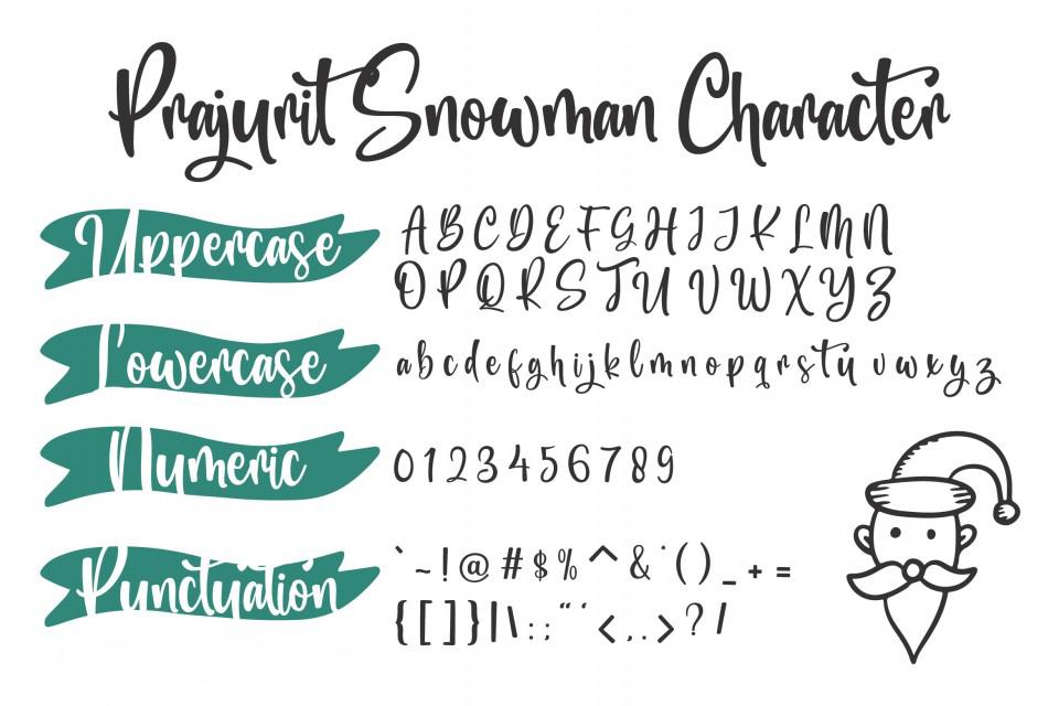 Font việt hóa Prajurit Snowman