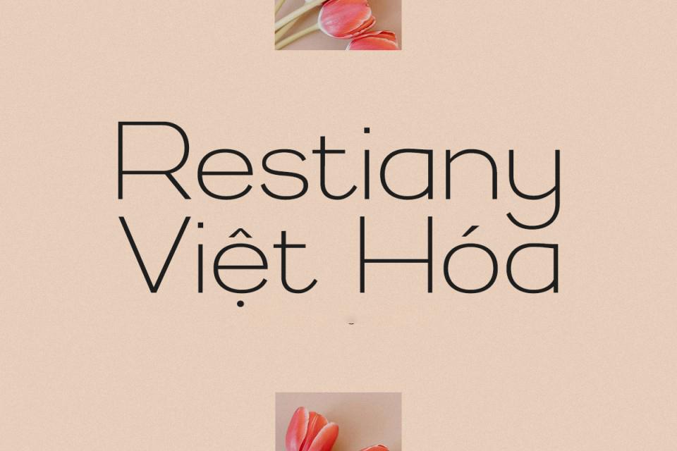 Font việt hóa 1FTV Restiany