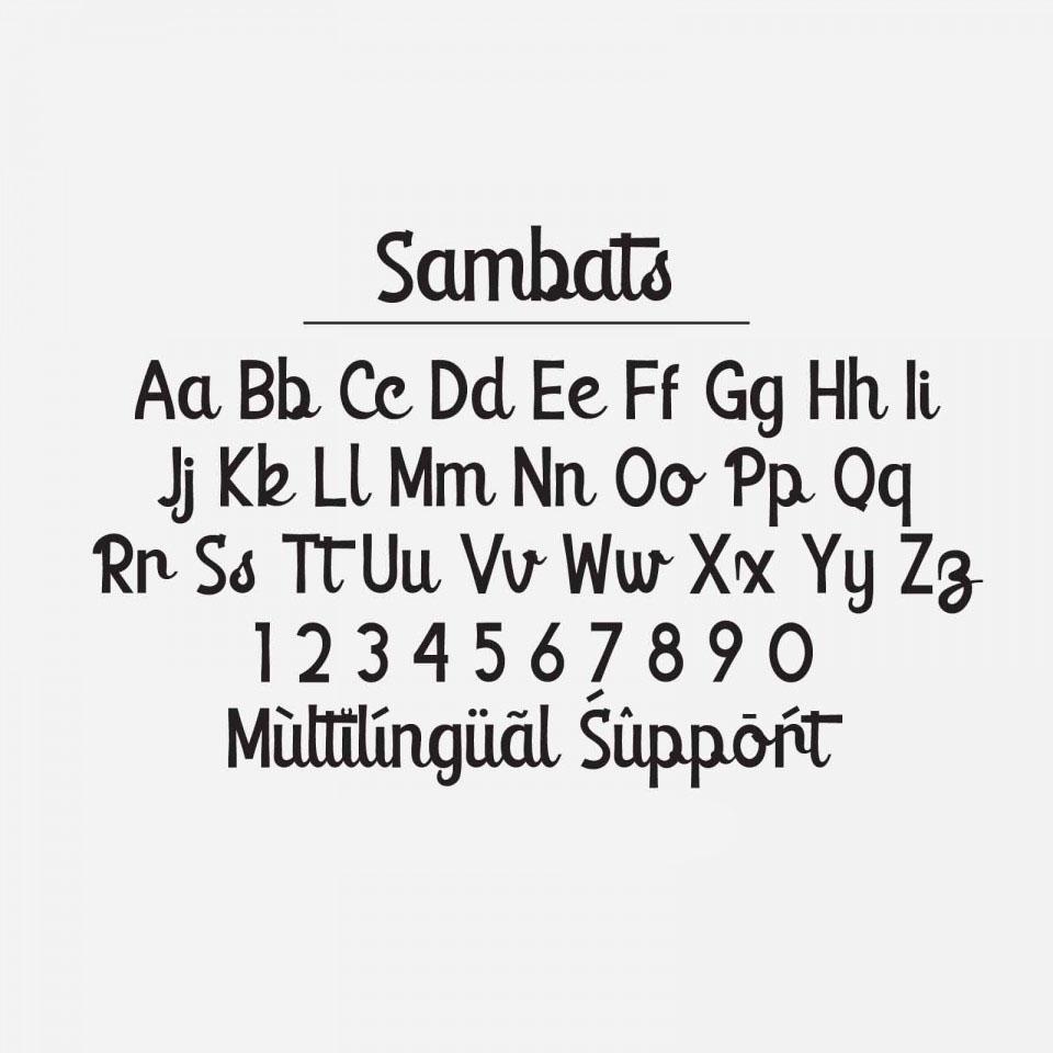 Font việt hóa Sambats