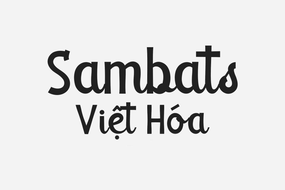 Font việt hóa 1FTV Sambats