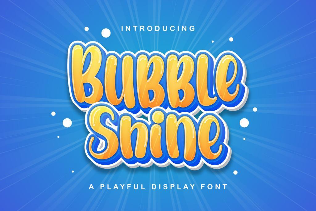 Font Việt hóa Bubble Shine