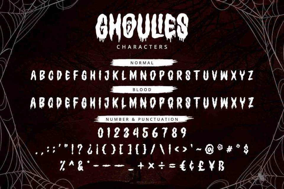 Font việt hóa Ghoulies