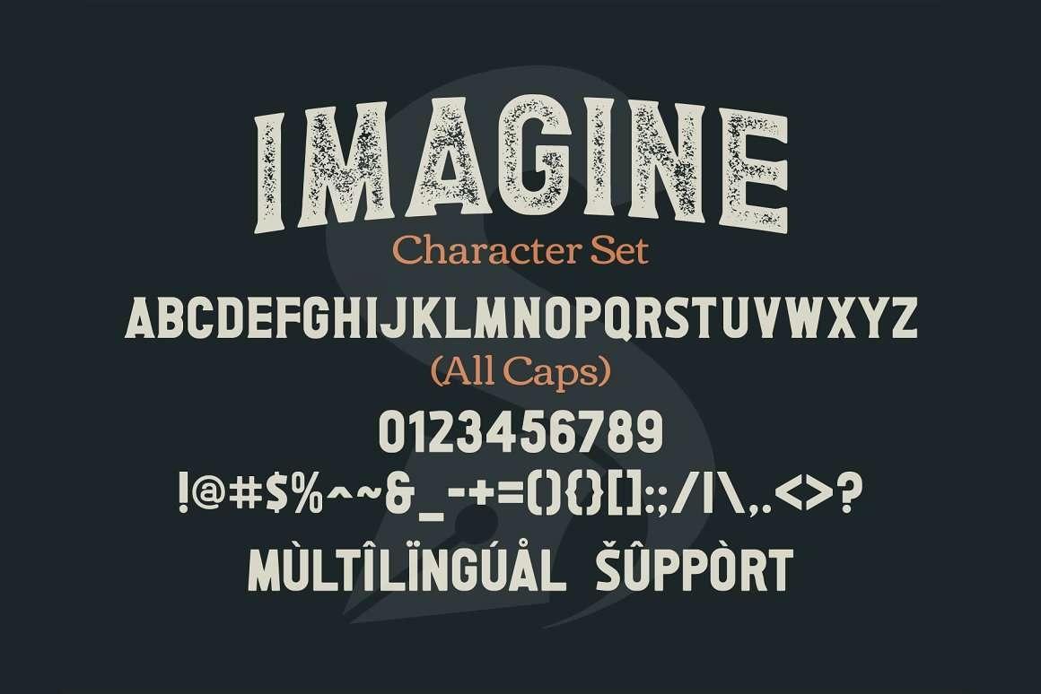 Font việt hóa Imagine Serif Stamp Rough