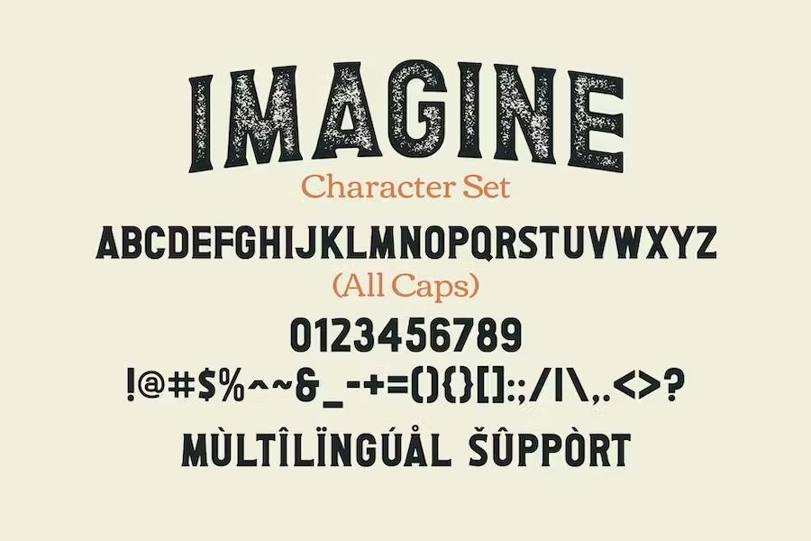 Font việt hóa Imagine Serif Stamp Rough