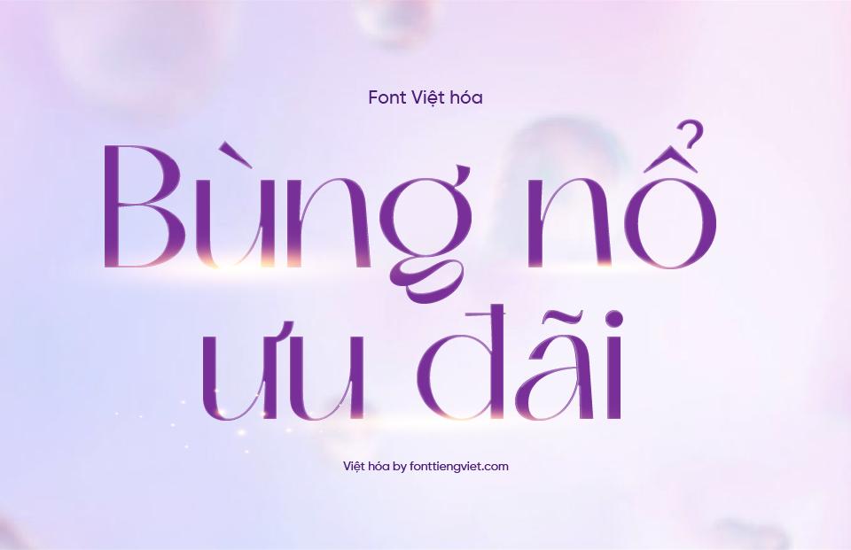 Font Việt hóa Skeina