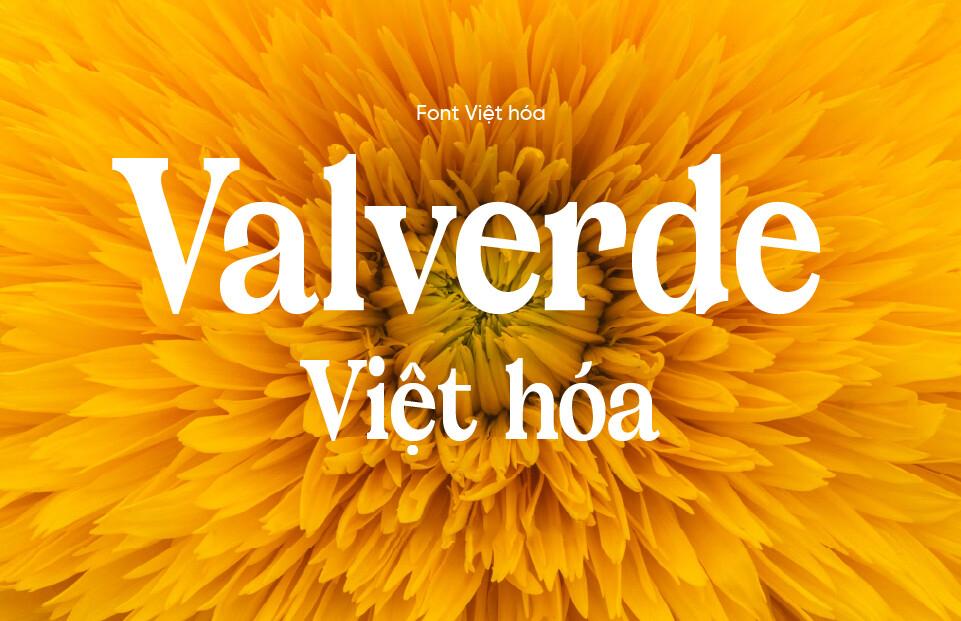 Font Việt hóa 1FTV VIP Valverde