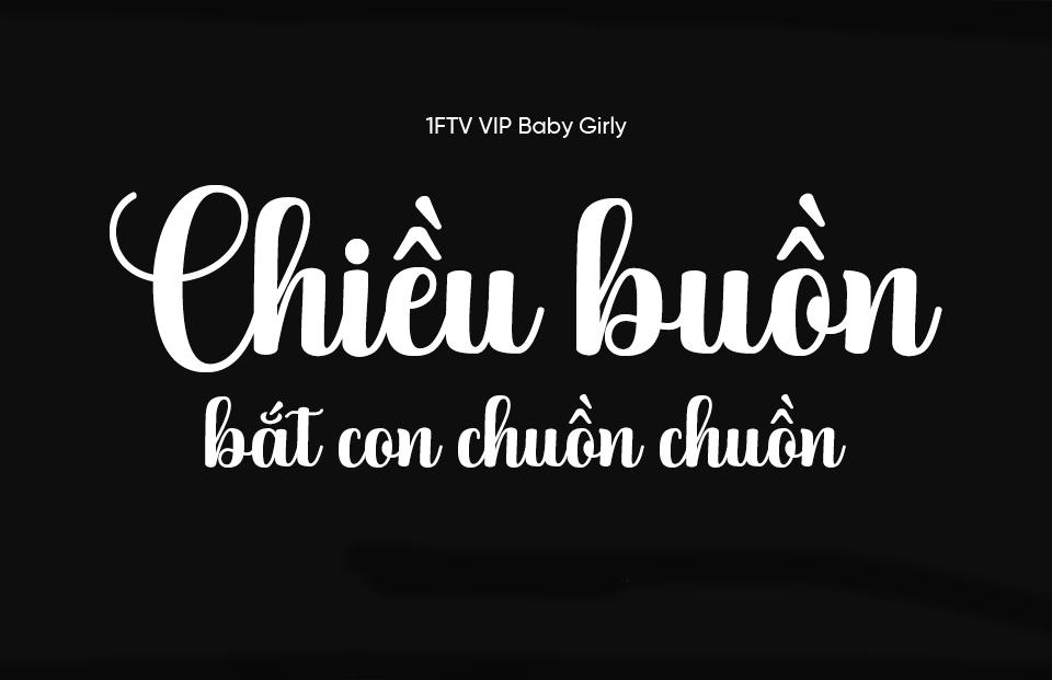 Font Việt hóa 1FTV VIP Baby Girly