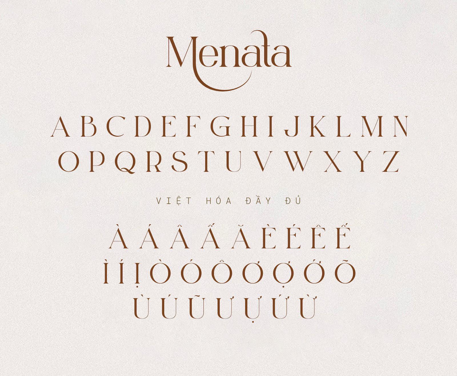 Font Việt Hóa Menata