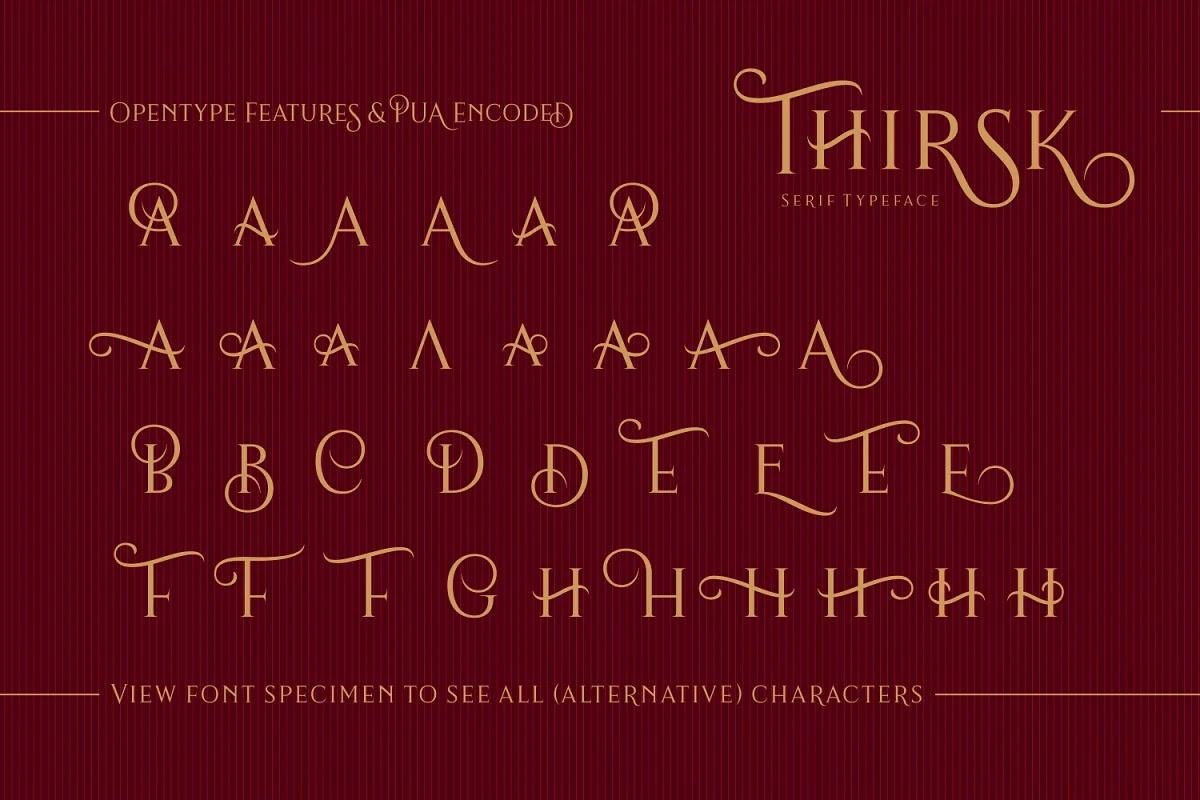 Font việt hóa Thirsk