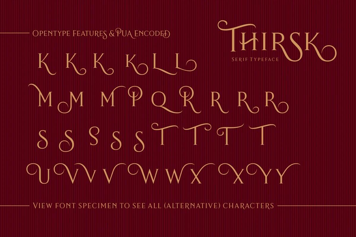 Font việt hóa Thirsk