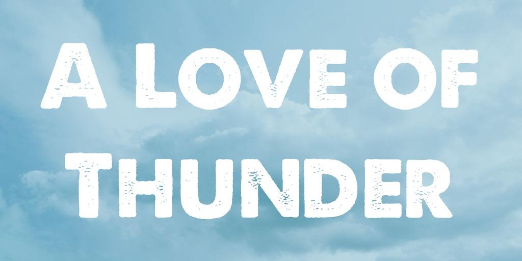Font việt hóa SVN A Love Of Thunder